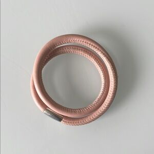 Brighton Pink Leather Bracelet